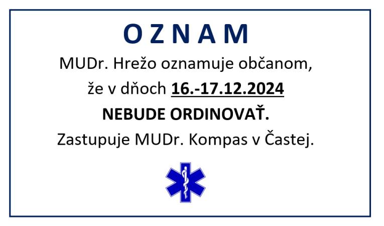 oznam