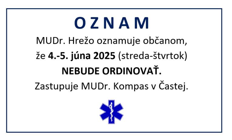 oznam
